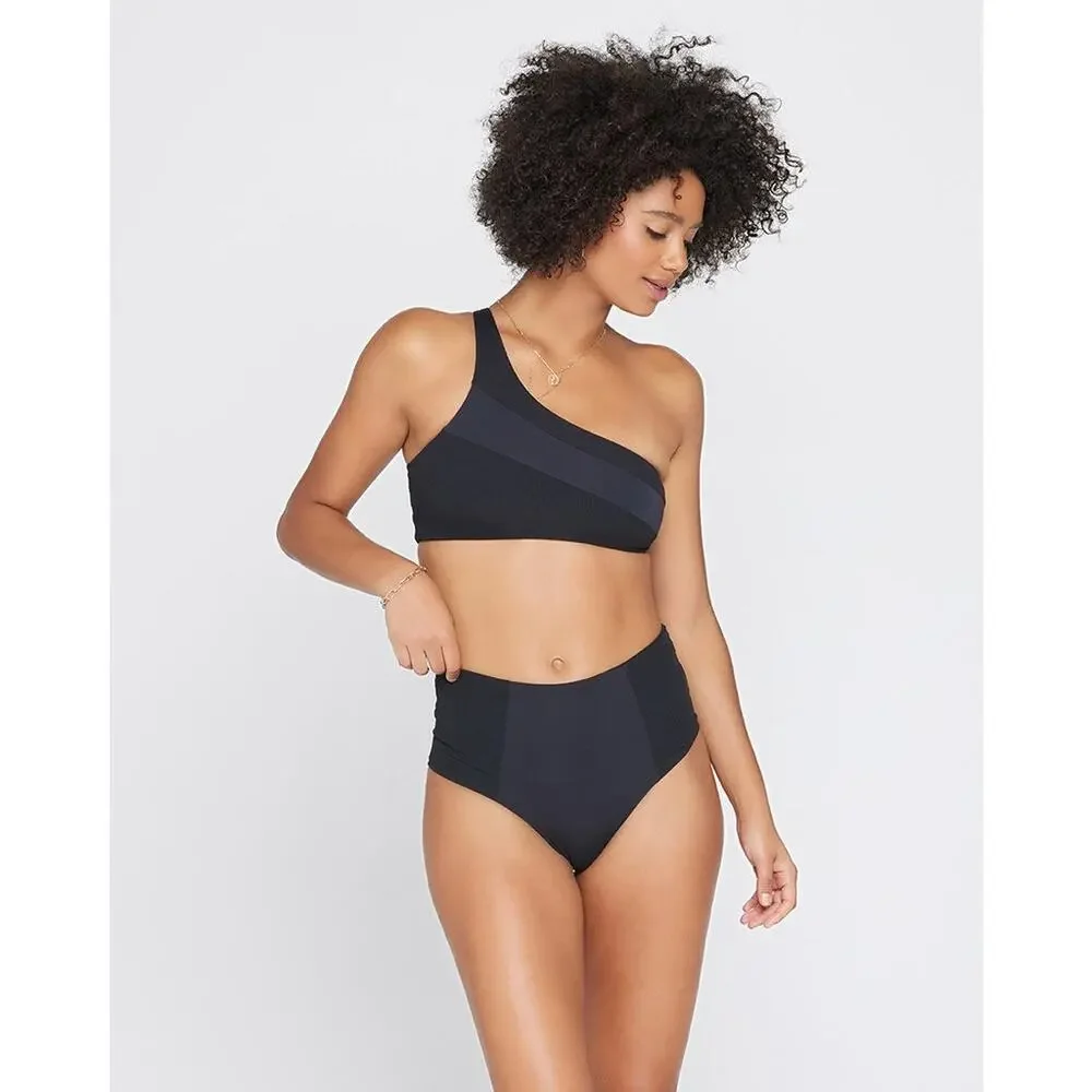 L*Space Jackie Bikini Bottom Black XS NWOT New